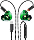 Vibes 202ML Wired Earbuds - HiFi in Ear Headphones for iPhone 5–14, Noise Isolating Ear Buds w/ Mic - Clear Sound, Deep Bass, Comfort-Fit Earphones - MMCX–LTN, Silver Plated Cord, Carrying Case