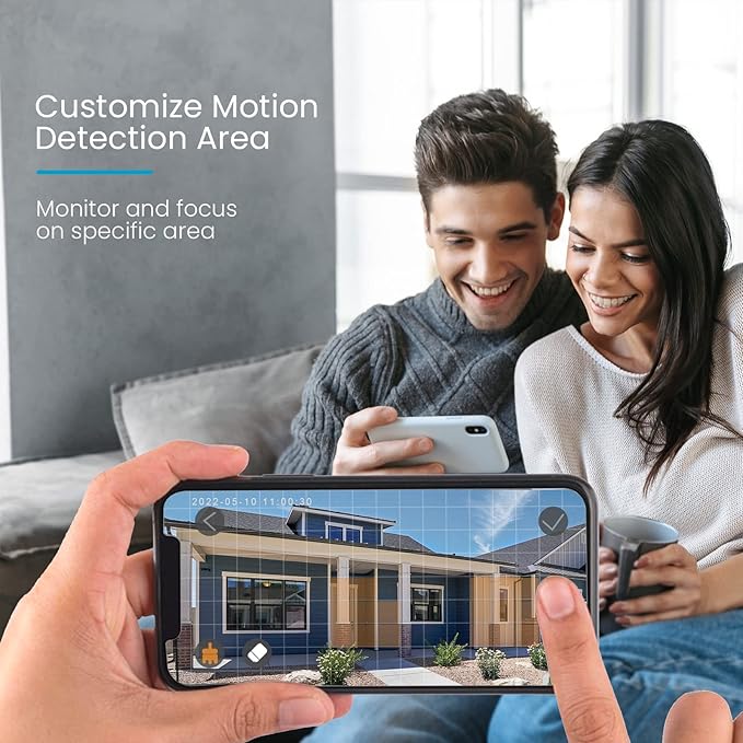 ieGeek Security Cameras Wireless Outdoor, 2K Solar Camera Security Outdoor with Spotlight & Siren, AI Detection Wireless Cameras for Home Security, 3MP Color Night Vision/2-Way Talk/Works with Alexa
