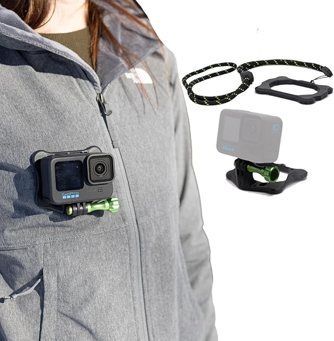 SNAP Mounts Magnetic Action Camera Chest Mount for GoPro & DJI Osmo Action
