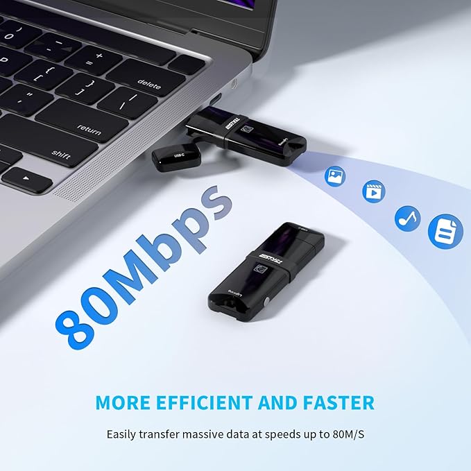 MFi Certified 128GB for iPhone Flash Drive USB C Memory Stick with Keychain Dual Type C USB Thumb Drive Photo Stick Jump Drive for Android Smartphone, Computers,iPhone/iPad/iPod/PC