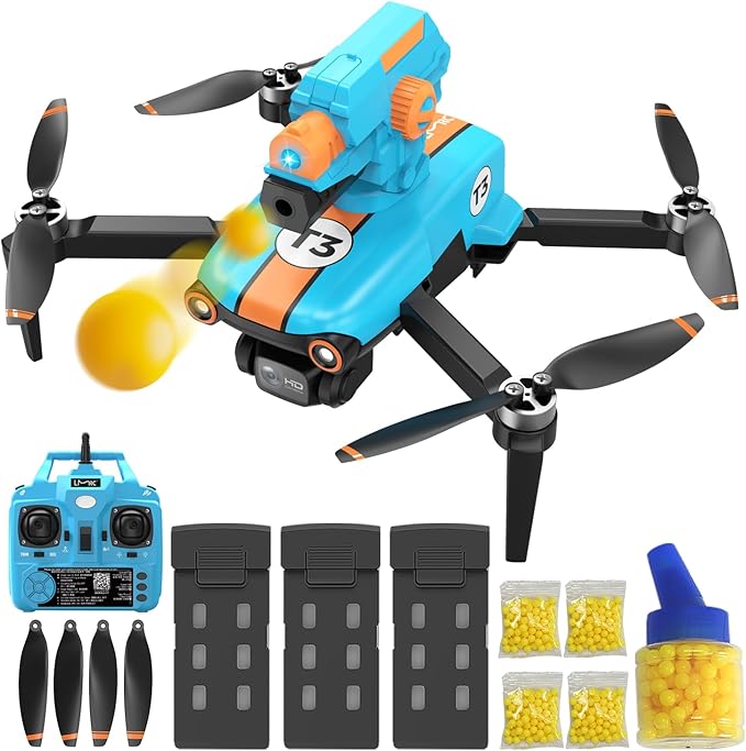 LMRC-12D Max Bullet Drone with 4K Camera for Adults Beginner, Foldable 2.4GHz FPV Drone With Turret,30 Mins Flight Time, RC Quadcopter,2 Batteries