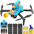 LMRC-12D Max Bullet Drone with 4K Camera for Adults Beginner, Foldable 2.4GHz FPV Drone With Turret,30 Mins Flight Time, RC Quadcopter,2 Batteries