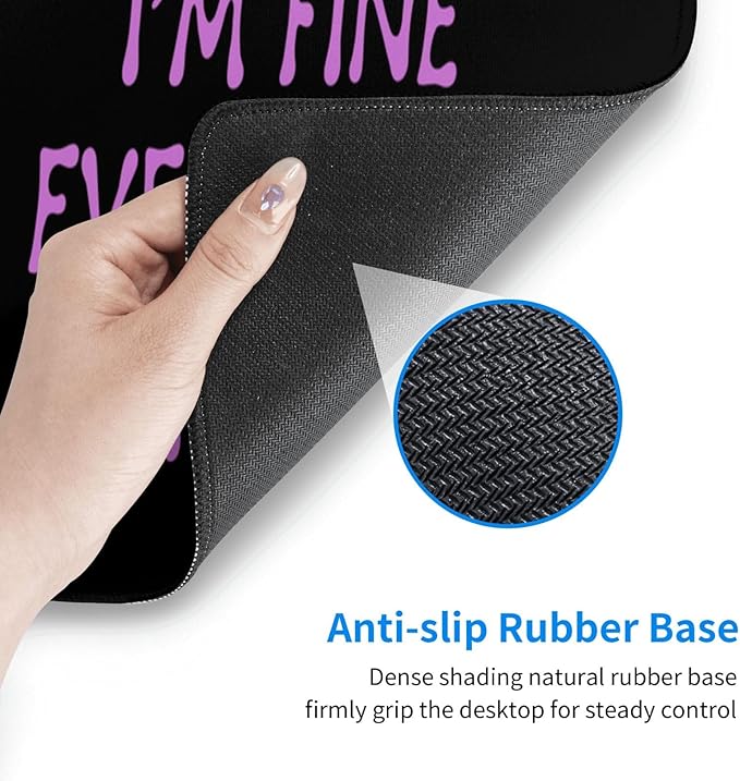 Dumpster on Fire Gaming Mouse Pad, 31.5 x 11.8 Inch Large Mouse Pads for Desk, Keyboard Mouse Mat with Non-Slip Base for Home and Office