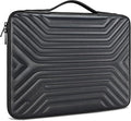DOMISO 17.3 Inch Laptop Sleeve Case, Shockproof Waterproof Soft EVA Protective Bag with Handle, Lightweight Carrying Case for 17-17.3" Notebook/Dell/Lenovo/HP/MSI/ASUS, Black
