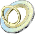SYNCWIRE Magnetic Phone Ring Holder for MagSafe - Phone Grip Stand with 360° Rotation Finger Ring Kickstand Compatible with iPhone 17 16 15 14 13 12 Pro Max MagSafe Accessories,Golden Horizon