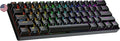 Ranked S60 Supernova 60% Form Factor | Hot Swappable Mechanical Gaming Keyboard | 61 Keys Multi Color RGB LED Backlit for PC/Mac Gamer (Black, Gateron Optical Speed Yellow)