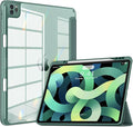 VIKESI Case for iPad Pro 12.9 6th/5th/4th/3rd Generation 2022/2021/2020/2018,TPU Shockproof Frame,Built-in Pencil Holder,Auto Sleep/Wake - Midnight Green