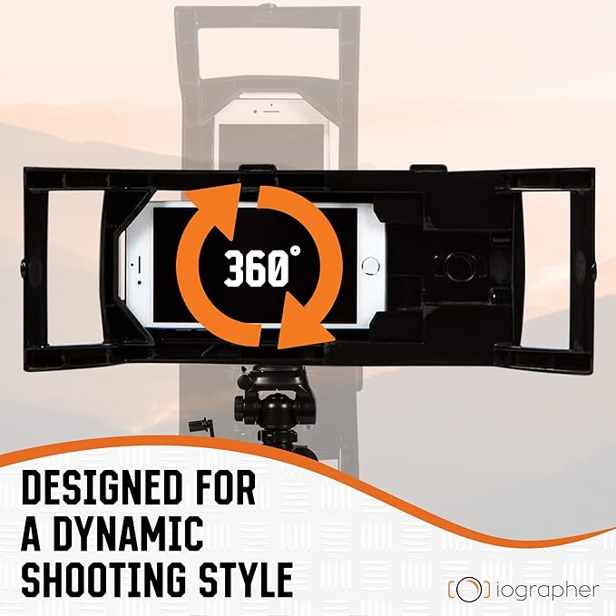 iOgrapher Filmmaking Multi-Case Phone Holder - Smartphone Video Rig & Phone Camera Video Stabilizer for Photographers and Filmmakers
