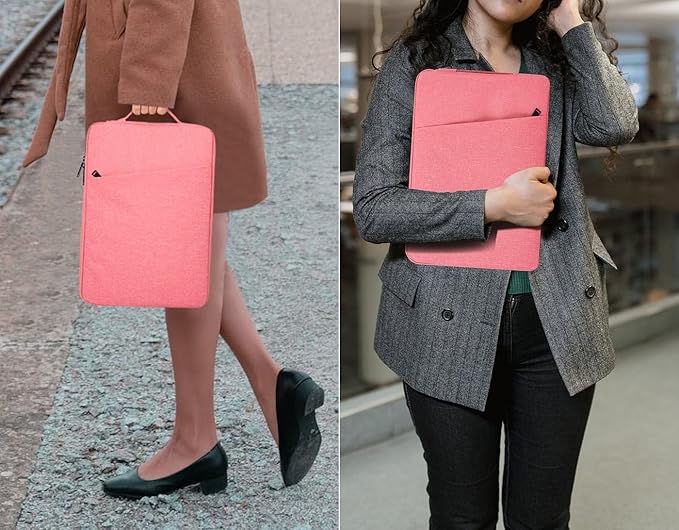 Portable Drawing Tablet Sleeve Protective Carrying Case for XP-Pen Artist13.3 Pro 13.3 Inch/ Artist12/ Artist Pro 14,Pink