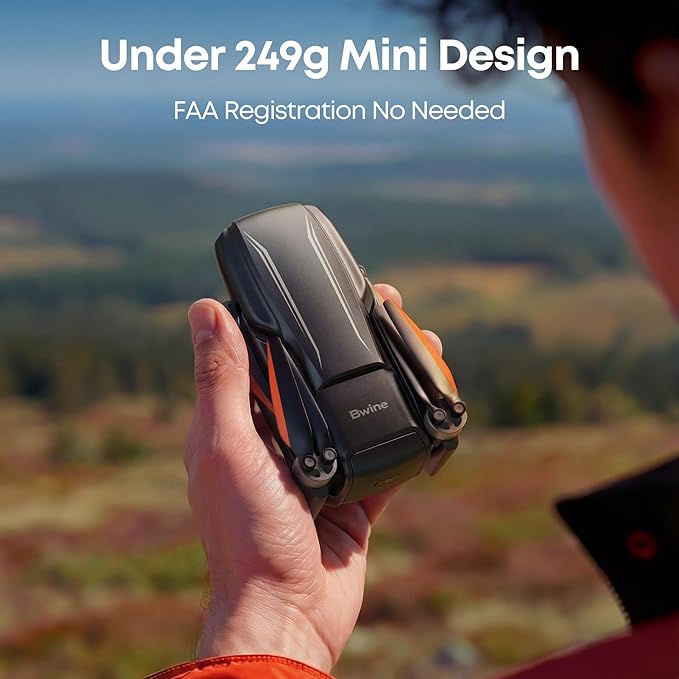 Bwine F7MINI 4K(RC3) Drones with Camera for Adults & 65W USB C Charger, 3-Port Fast Charging Block