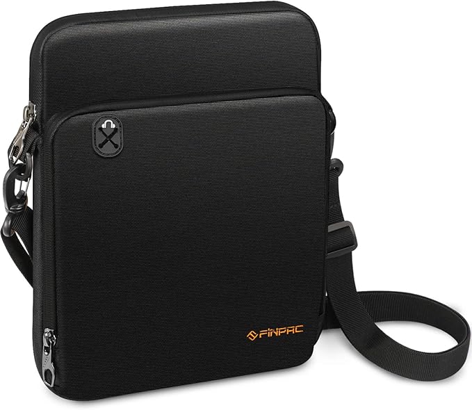 FINTIE 11 Inch Tablet Sleeve Case, Briefcase Shoulder Bag for 11" iPad (A16) 2025, Air M4 M3 M2 2026/2025/2024, 10.9" iPad 10th Gen, 10.9" Air 5/4, Galaxy Tab, Black