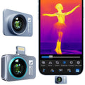 Thermal Camera for iPhone, P2 Pro Thermal Imager with Macro Lens, 512×384 IR Resolution Infrared Camera, 15X Zoom, -4℉ to 1112℉ Temp Range Thermal Imaging Camera for iOS Lightning
