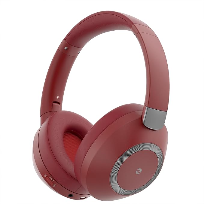 Headphones Wireless Bluetooth, 100H Playtime Active Noise Cancelling Headphones, Bluetooth Headphone with Mic, Over Ear Wireless Headphone with Deep Bass