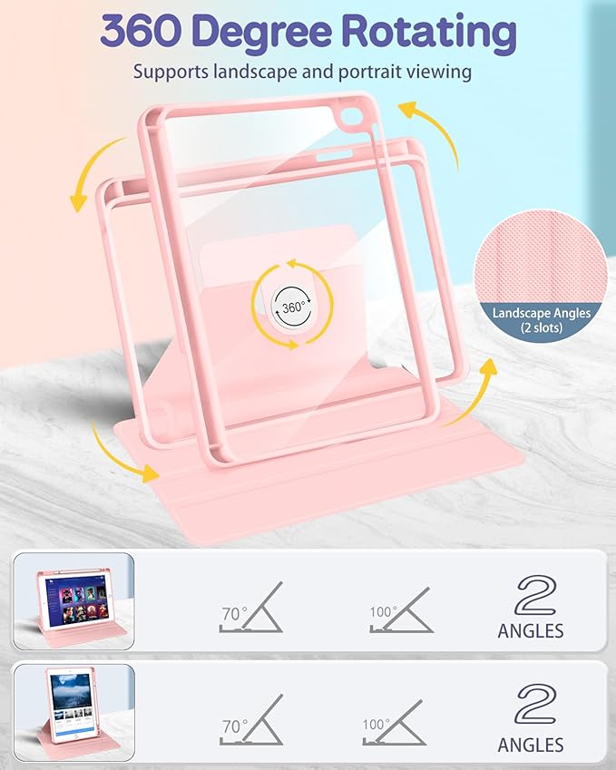 Uppuppy for iPad mini 4 Case for iPad mini 5th Generation Case - 360 Rotating Stand Folio Smart Cover with Pencil Holder for Women Girls, Christian Words for Apple Tablet Mini 7.9 inch 2019/2015