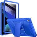 Soke Case for iPad 6th/5th Generation 9.7 Inch 2018/2017,with Built-in Screen Protector and Kickstand, Rugged Full-Body Heavy Duty Protective Cover for Apple iPad Air 2 /Pro 9.7 - Abyss Blue
