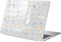 Compatible with MacBook Air 15 inch Case M5 M4 M3 M2 2026-2023 Release A3448 A3241 A3114 A2941, Cute Bunny Bow Flower Protective Hard Shell Clear Cover for Mac Air 15.3 inch