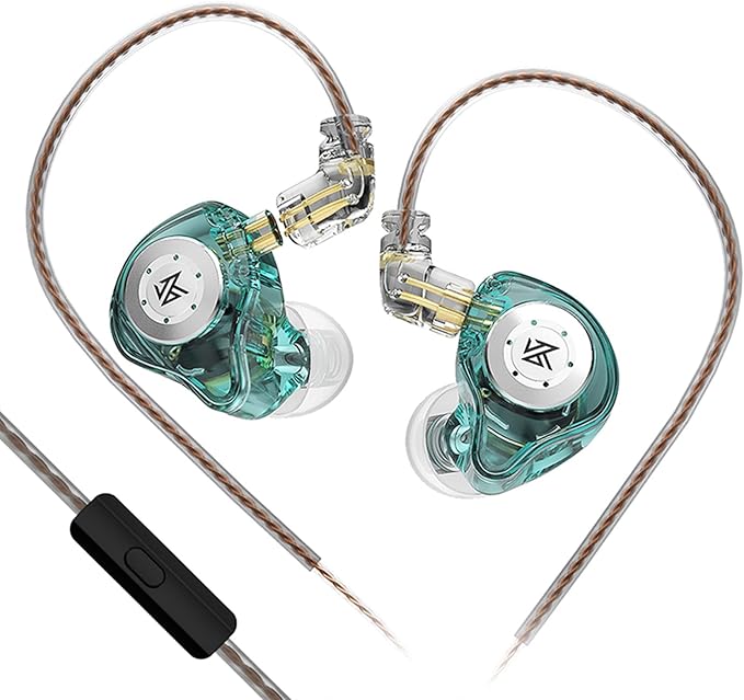 KZ EDX Pro in Ear Monitor Headphones KZ IEM Earphones Dual DD HiFi Stereo Sound Stage Earphones Wired Noise Cancelling Gaming Earbuds for Musicians Singer Audiophiles