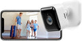 GNCC 2K Indoor Security Camera Dog Camera Motion Detection, Cameras for Home Security with 2-Way Audio Siren, Night Vision, Cloud & SD Card Storage, Works w/Alexa & Google Home, 2.4G WiFi(only), C2