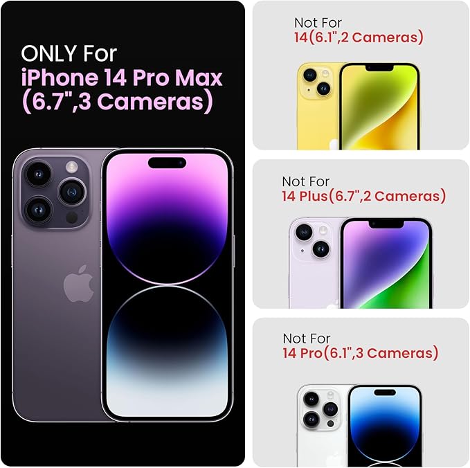 FireNova Designed for iPhone 14 Pro Max Case, Silicone Upgraded [Camera Protection] Case, Soft Anti-Scratch Microfiber Lining Inside, 6.7 inch, Neon Orange