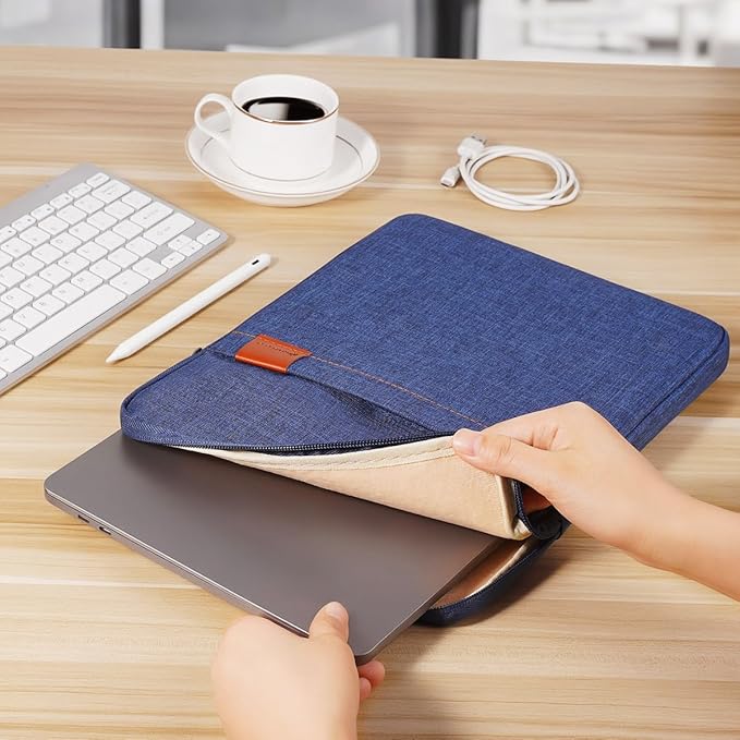 NIDOO 13 Inch Laptop Sleeve Case Protective Carrying Bag Computer Cover for 13.6" 13" MacBook Air/ 14" MacBook Pro/Surface Laptop 7/ ThinkPad X13 L13 E14 L14 T14s/ Yoga 7/ ThinkBook 14/13.4" XPS 13