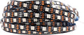 WS2812B LED Strip Individually Addressable Light WS2811 IC WS2812 60Pixels/m SMD 5050 RGB Pixel Strip DC5V (16.4FT 300LEDS Non-Waterproof, Black PCB)