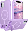 Magnetic Compatible with iPhone 11 Phone Case, [Built-in Invisible Kickstand][Compatible with MagSafe] [Military Grade Shockproof] Slim Translucent Matte Phone Case for iPhone 11 6.1"