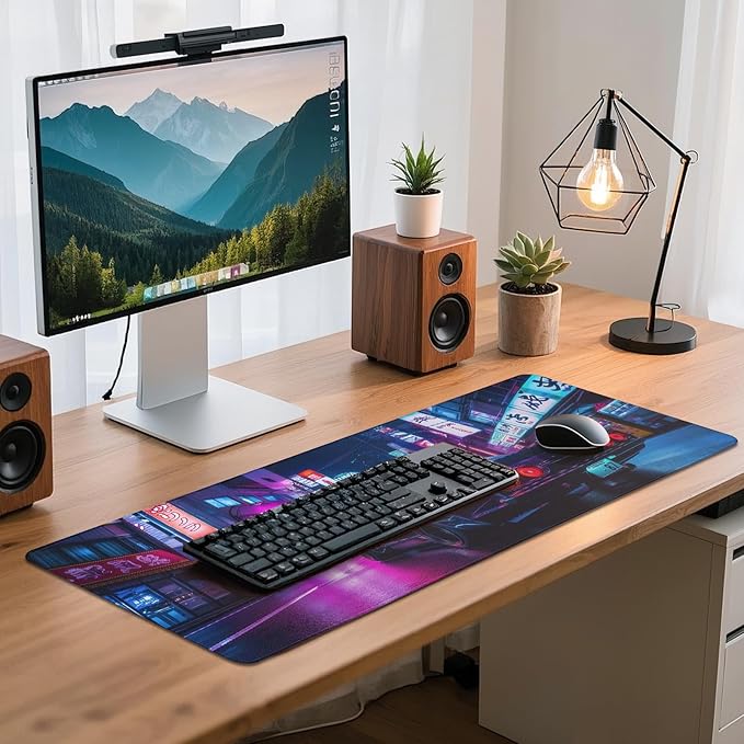 Gaming Mouse Pad - (31.5"×11.8") Sports Car Large Mouse Pads for Desk - Desk Mat for Keyboard and Mouse with Non-Slip Base, Desks Pad Matfor Game/Office & Home