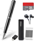 64GB Digital Voice Recorder - Voice Activated Audio Recorders, Voice Recording Device with Playback, Portable Taking Device with Noise Reduction, Smart Recorder for Meeting/Course/Lectures