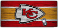 Large Gaming Mouse Pad,Stitched Edges Extended Mousepad with Non-Slip Rubber Base for Laptop Computer Desktop Keyboard,Football Fans Red Orange Design Mat