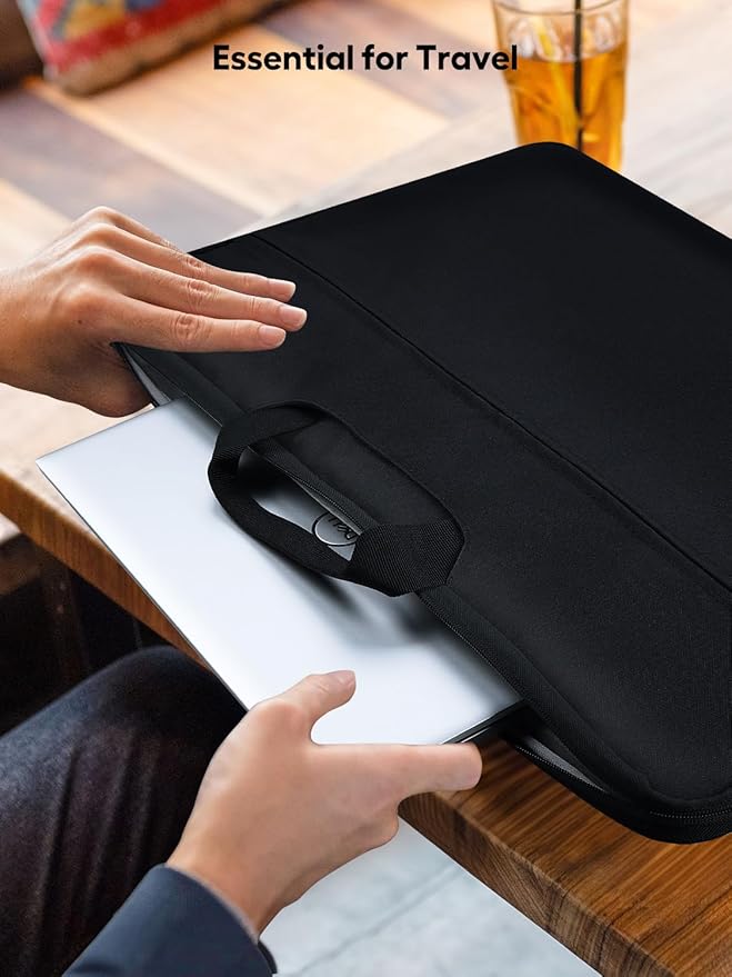UPERFECT Laptop Sleeve 24-inch for Laptop/Portable Monitor/Notebook/Tablet with Large Capacity Side Pockets & Durable Handle-Waterproof/Shockproof-Padded Compartments-Zippered Accessory Storage