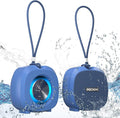 PEICHENG Speaker, Small Portable Bluetooth Wireless IPX5 Waterproof Shower Speaker,Loud Stereo Sound Deep Bass,Dual Pairing, RGB Lights,Long Playtime for Outdoor Party, Great Gift,1PC (Blue)