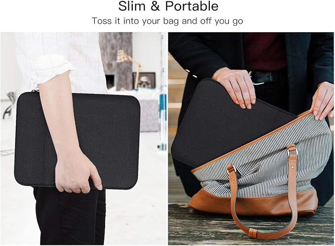 13-inch Tablet Sleeve Case for New Surface Pro 11th Copilot+PC 13 inch, Surface Pro 10/9/8/X with Signature Keyboard/X Keyboard, Shockproof Water-Resistant Laptop Travel Carrying Bag