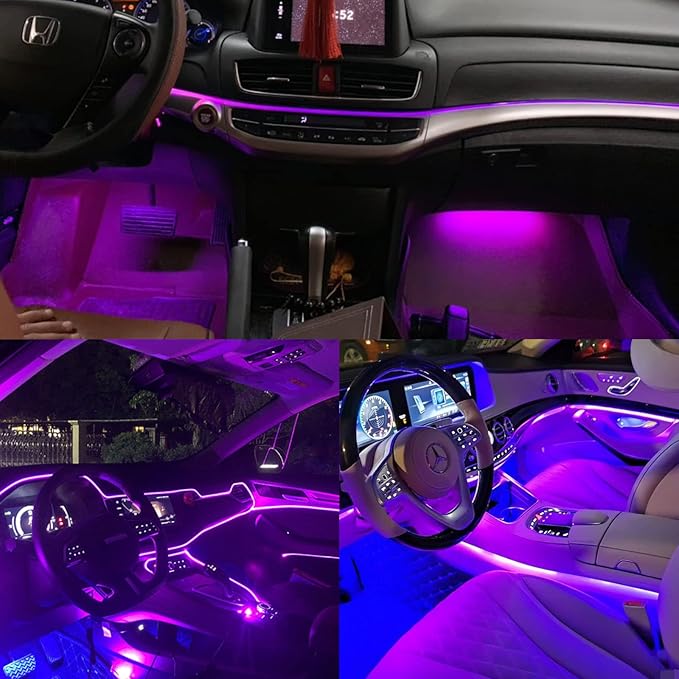DC 5V USB COB Violets LED Strip Light USB Powered Dimmable IP65 Waterproof 6.6ft/2M 640LEDs with Dimmer High Brightness Flexible LED Tape Lights