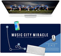 French KOKO Large Tennessee Football Desk Mat 36" x 16.5" – XL Desk Pad Mat Featuring The Music City Miracle Play, Oversized Mouse Pad Protector, for Men, Teen Boys, Dad, Office