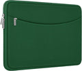 Laptop Case 15.6 inch, Shockproof Protective Laptop Cover Briefcase Carrying Computer Bag with Accessory Pocket, Portable Computer Sleeve Compatible with MacBook, HP, Dell, Lenovo, Asus, Green