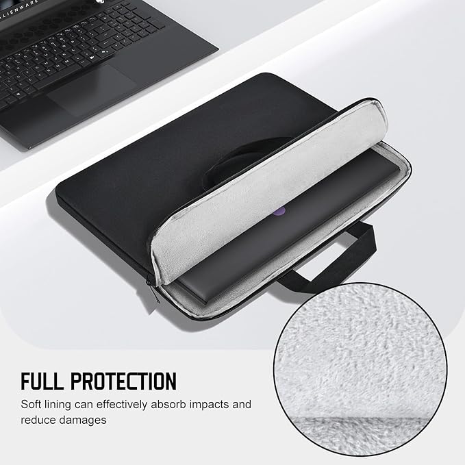 18-19 inch Laptop Sleeve Gaming Computer Case Compatible with Alienware M18 R2 R1/18 Area-51, ASUS ROG Strix Scar 18/ G18, MSI Titan 18 HX Carrying Travel Bag