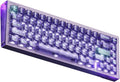 MelGeek REAL67 Wired Gaming Keyboard with RGB, Magnetic Keyboard with Hall Effect, Rapid Trigger, Hot-Swappable, Snap Tap & Adjustable Actuation, Online HIVE Custom (Potassium-Transparent Purple)