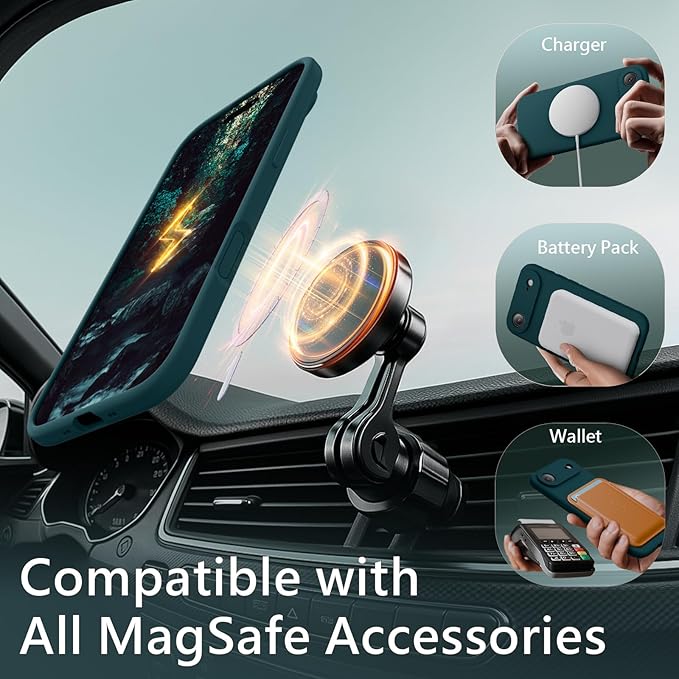 FireNova Magnetic for iPhone Air Case, Compatible with MagSafe, [Integrated Silicone Camera Control Button] [Camera Protection] Microfiber Lining Phone Case for iPhone 17 Air, 6.5", Teal
