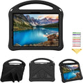 Kids Case for iPad Pro 11-Inch 2022/2021/2020/2018 (4th/3rd/2nd/1st Generation) & iPad Air 5th/4th Gen Case 2022/2020 10.9" with Kickstand/Handle/Pencil Holder Stand Girl Boy Cover, Black