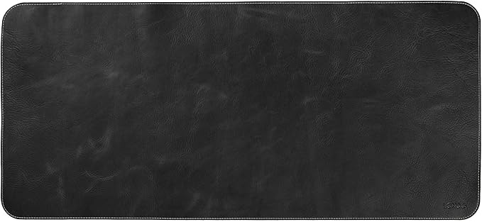Londo Top Grain Leather Extended Mouse Pad – Large Desk Mat for Office & Gaming, Smooth Writing Surface, Non-Slip Base, Durable & Stylish Workspace Accessory