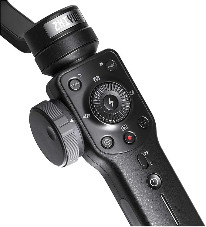 Zhiyun Smooth 4 Gimbal Stabilizer for Smartphone iPhone Android Cell Phone 3-Axis Handheld Gimbal for Vlogging YouTube Vlog TikTok Instagram Live Video Kit Support Cellphone 210g MAX