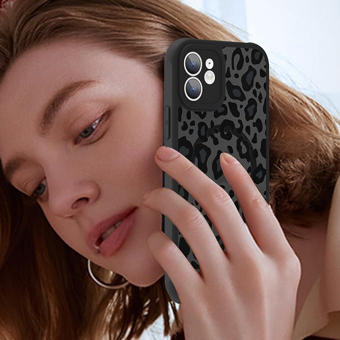KANGHAR Case for iPhone 11 Phone Case [Compatible with Magsafe] Leopard Printed Pattern Cute Cheetah Protective Magnetic Case for Girls Women Men 6.1"