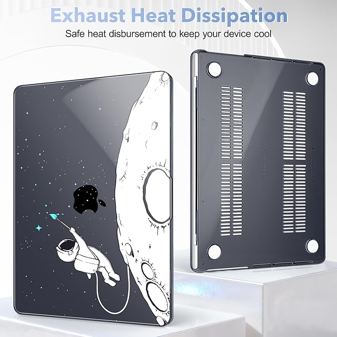 May Chen for 2026 MacBook Pro 14-inch M5 M4 M3 M2 M1 Pro/Max Chip, Release 2026 2025-2021, Model A3427 A3426 A3434 A3112 A3401 A3185, Plastic Hard Shell with Keyboard Cover, Cute Astronaut