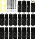 1GB USB Flash Drive 20 Pack Nicepicten Bulk USB 2.0 Thumb Drive Fat Flash Drives Multipack Swivel Jump Zip Drive USB Memory Stick with Label & Lanyards (1GB Black)