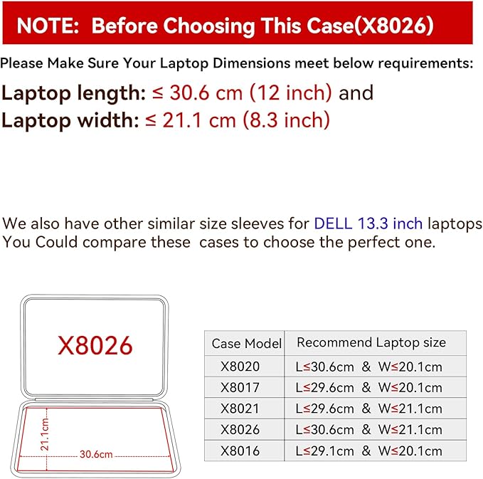 Smatree Hard EVA Protective Sleeve Case Compatible for 13.3 inch DELL Latitude 5350/5340/5330/3340/3330 Laptop Notebook Bag (X8026)