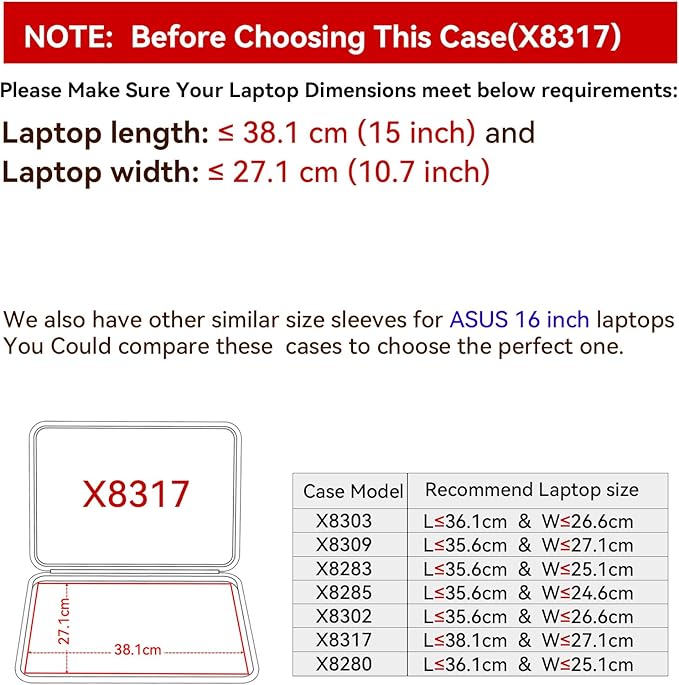 Smatree Hard EVA Protective Sleeve Case Compatible for 16 inch Lenovo ThinkPad P16v Gen 2/1 Mobile Workstation, for Legion Pro 7/7i/5i/5 Gen 8, for Legion Pro 7i/5i Gen 9 (X8317)
