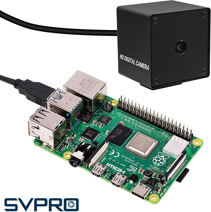 SVPRO 16MP Autofocus USB Camera, 4K UHD External Webcam for Computer, Laptop, IMX298 CMOS Sensor, UVC, Plug & Play, 68 Viewing Angle, Home Surveillance, 3D Printer Monitoring