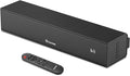 2.1 Sound Bar for Smart TV with Built-in Subwoofer, 6 Levels Voice Enhancement, 15 Inches Small TV Soundbar Speakers with Bluetooth 5.3/ARC/Optical/AUX/USB Connection, 3 EQ Modes, Wall Mount