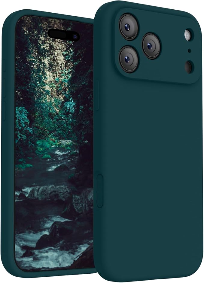 FireNova Magnetic for iPhone 17 Pro Case, Compatible with MagSafe, [Integrated Silicone Camera Control Button] [Camera Protection] Anti-Scratch Microfiber Lining Phone Case, 6.3", Teal