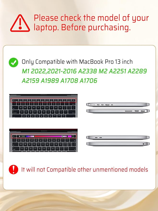 Seorsok Compatible with MacBook Pro 13 inch Case M2 2023-2021-2016 A2338 M1 A2251 A2289 A2159 A1989 A1708 A1706,Leather Plastic Hard Shell Case with Transparent Keyboard Cover,Reddish No Logo Cutout